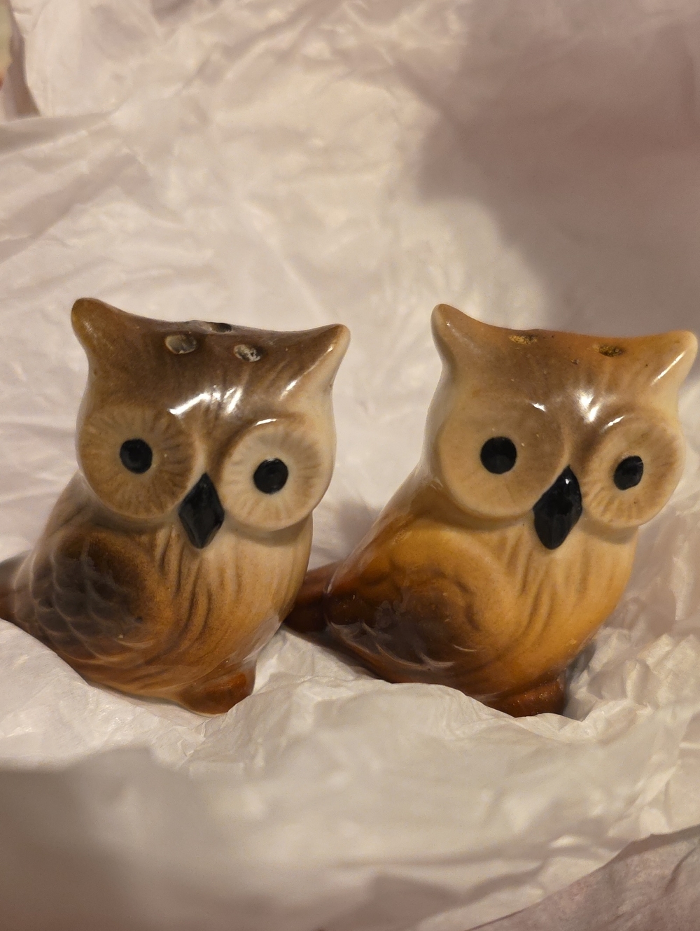 Brown Owl Salt & Pepper Shaker Sets  Decorative Table Accent Pick